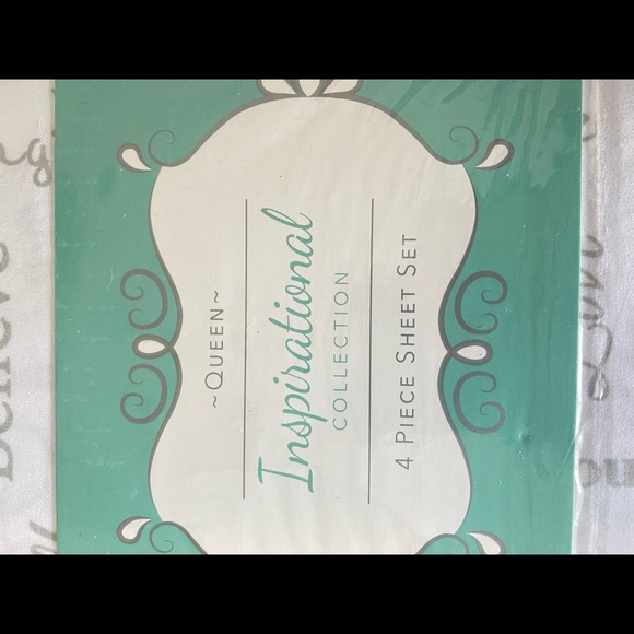 - Inspirational word sheet set Queen white and grey - Picture 3 of 4